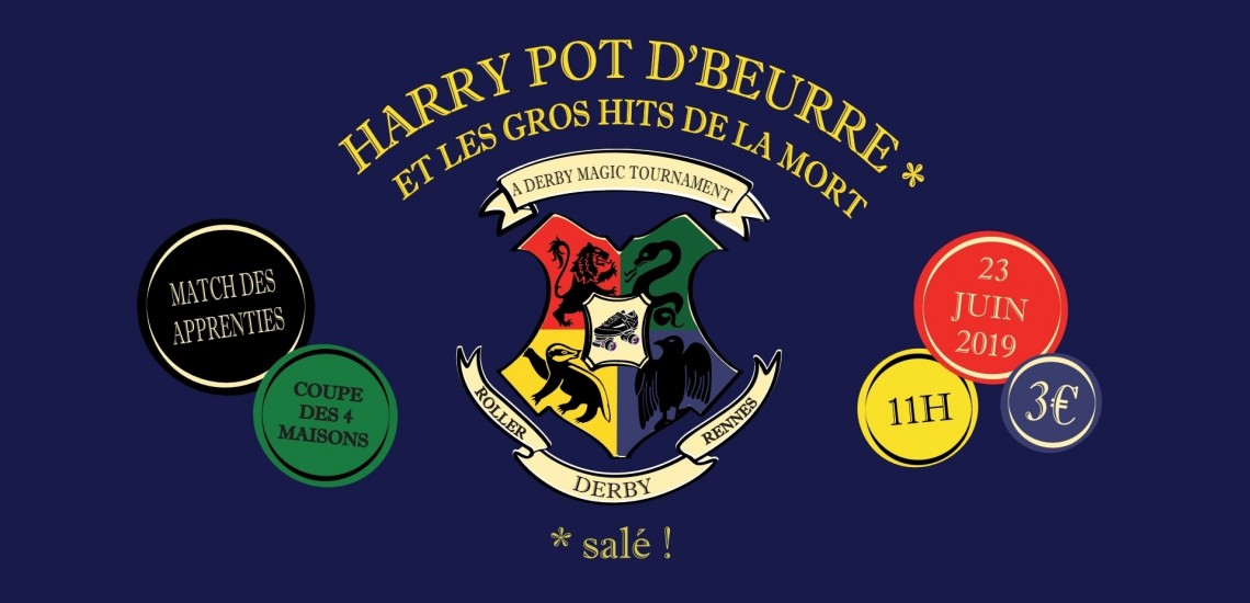 Harry pot d'Beurre My Roller Derby Rennes