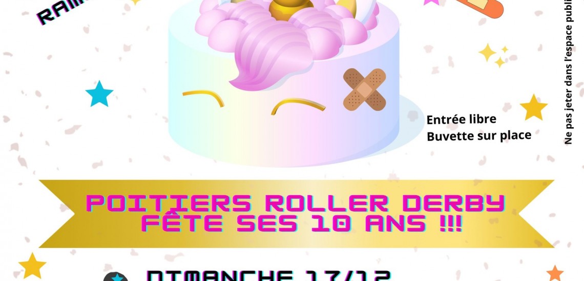 10 ans roller derby Poitiers