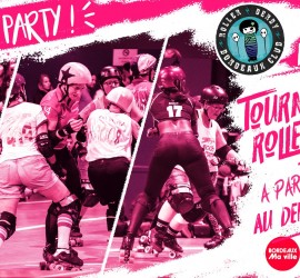 BLOCKING CLUB PINK PARTY BORDEAUX MY ROLLER DERBY