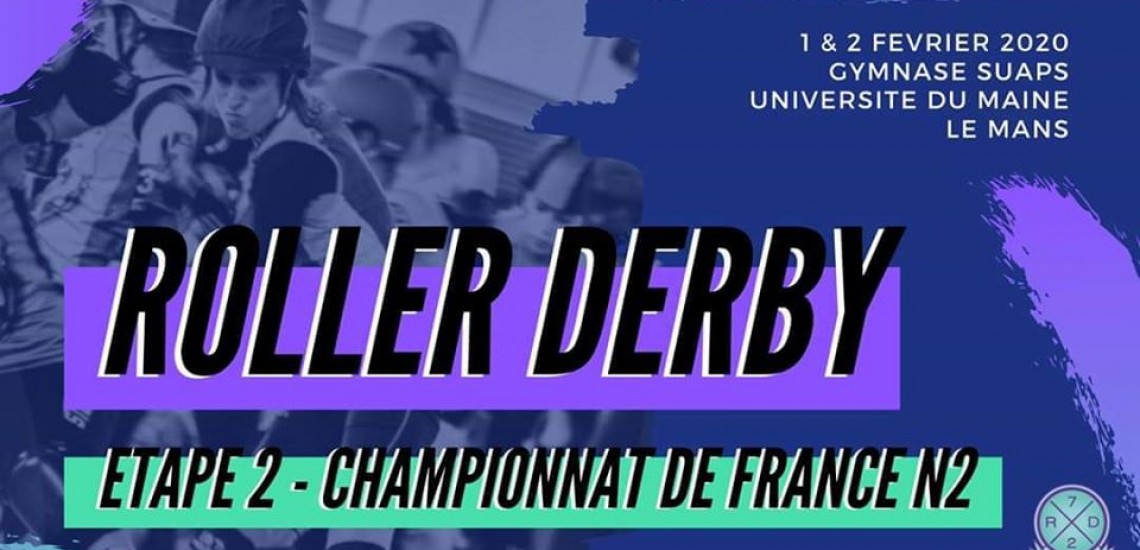 Championnat france roller derby Le Mans Nationale 2 MYROLLERDERBY
