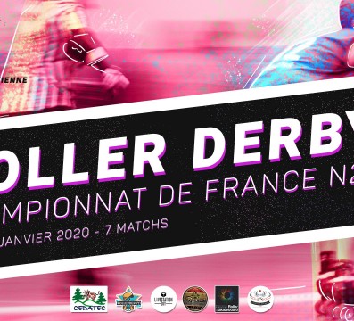 Championnat france roller derby LYON Nationale 2 zone 4 MYROLLERDERBY