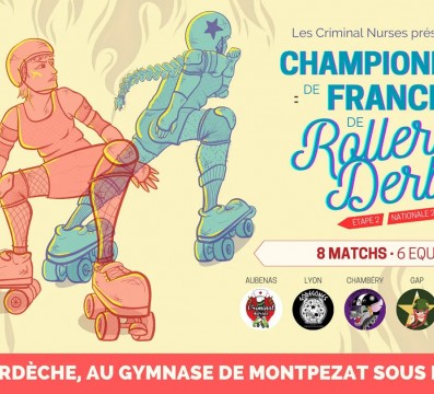Championnat France Roller Derby Nationale 2 Aubenas