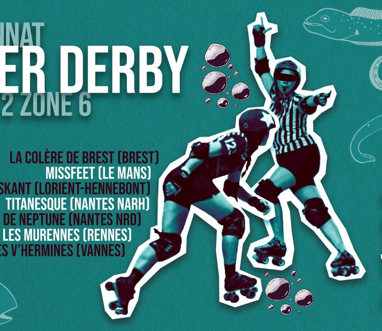 Championnat France Roller Derby Nationale 2 Zone 6 Rennes