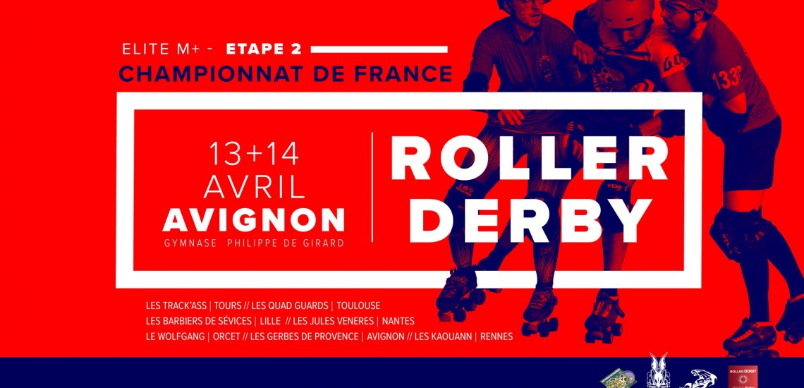 Championnat M+ Roller Derby ELITE 2024 France Avignon