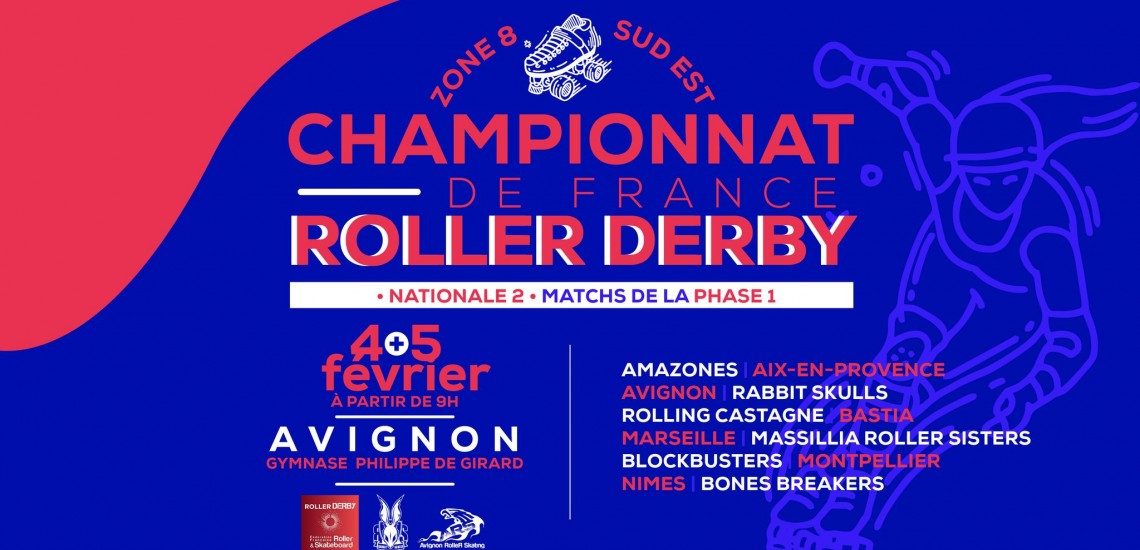 Championnat Nationale 2 Avignon roller derby 2023