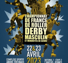 Championnat roller derby Nationale 1 M à Rennes