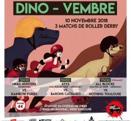 DINOVEMBRE ROLLER DERBY TOULOUSE
