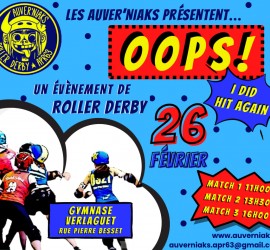 OOPS I DID IT AGAIN ROLLER DERBY CLERMONT FERRAND