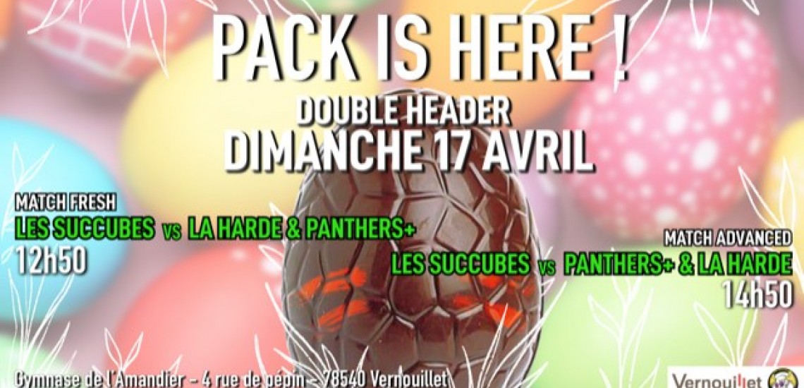 PACK IS HERE LES SUCCUBES ROLLER DERBY