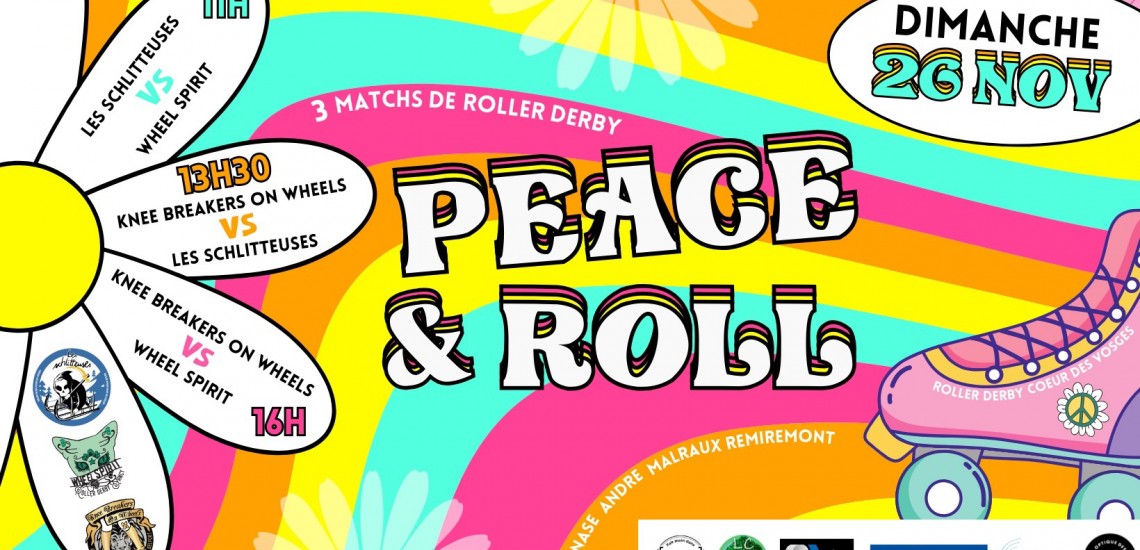 PEACE & ROLL ROLLER DERBY COEUR DES VOSGES