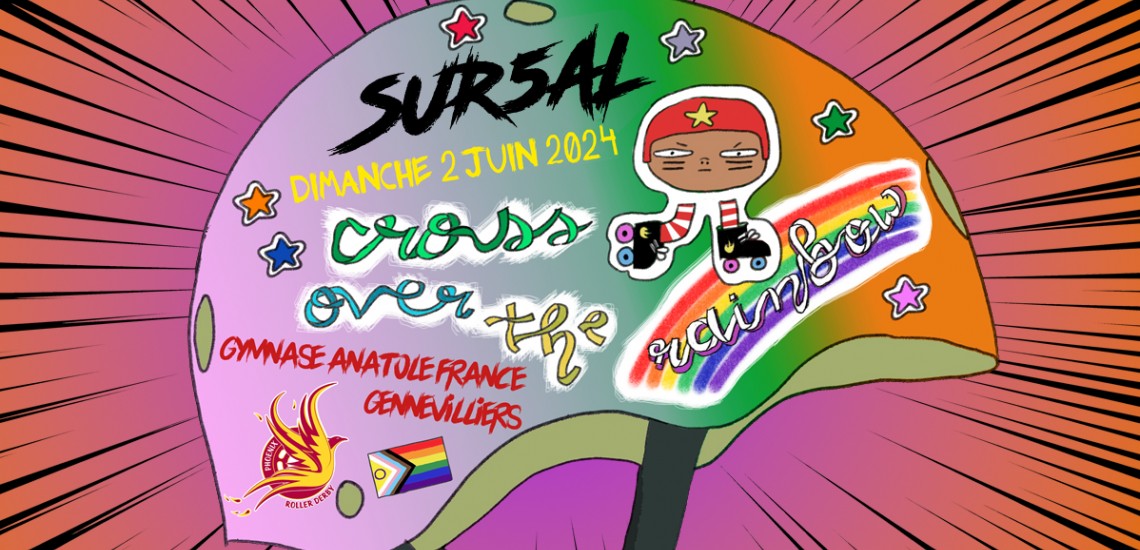 Survival Roller Derby Gennevilliers Cross Over the Rainbow 2024