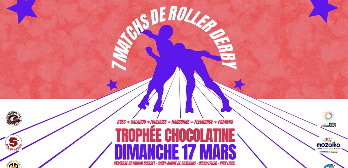 Trophée chocolatine Roller Derby 2024 Salagou