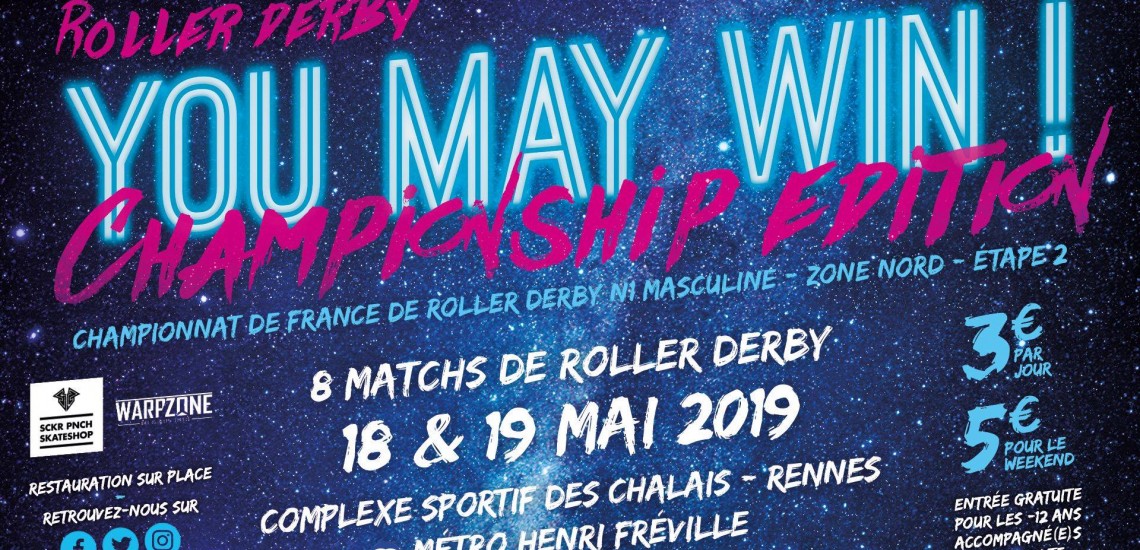 You May Win Les Bonhommes my Roller Derby